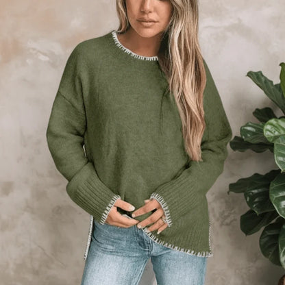 Boho Loose Fit Pullover Sweater - Seldom Seen Styles