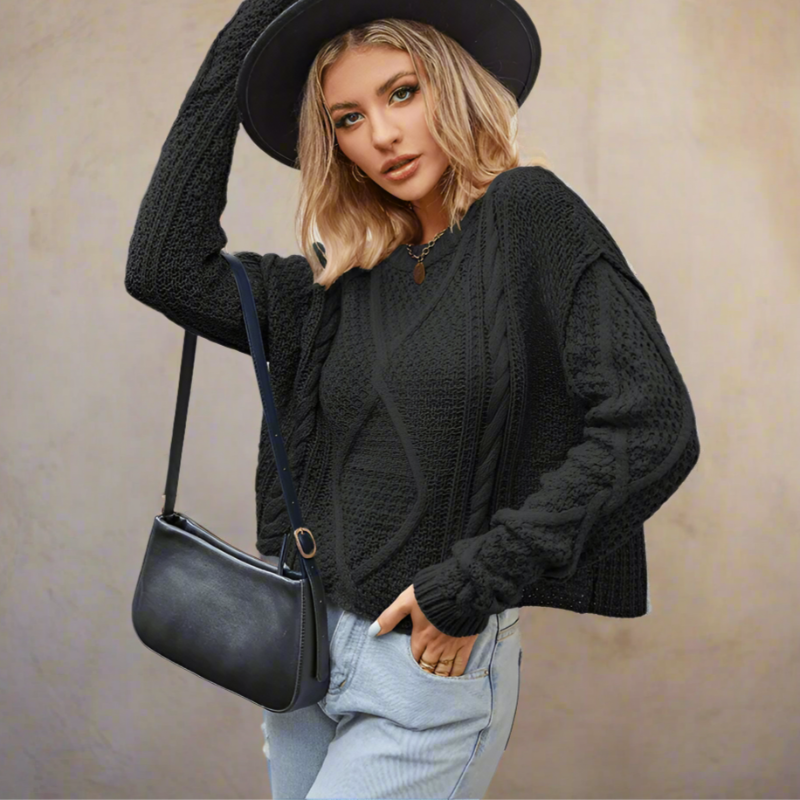 Vintage Twist Knit Sweater - Seldom Seen Styles