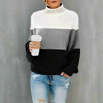 Boho Striped Knit Sweater - Seldom Seen Styles