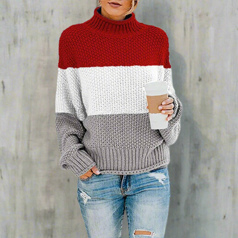 Boho Striped Knit Sweater - Seldom Seen Styles