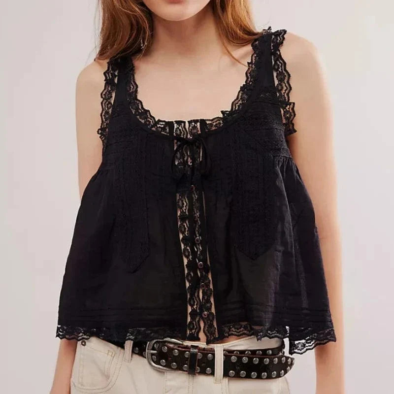 Boho Lace Tank Top - Seldom Seen Styles