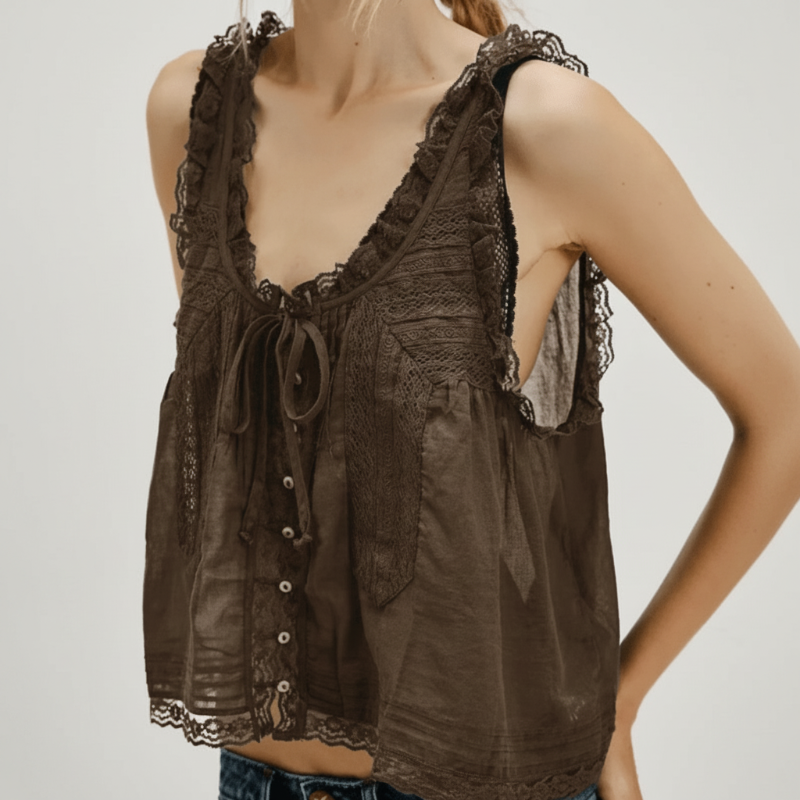 Boho Lace Tank Top - Seldom Seen Styles