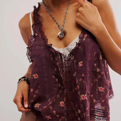 Boho Lace Tank Top - Seldom Seen Styles