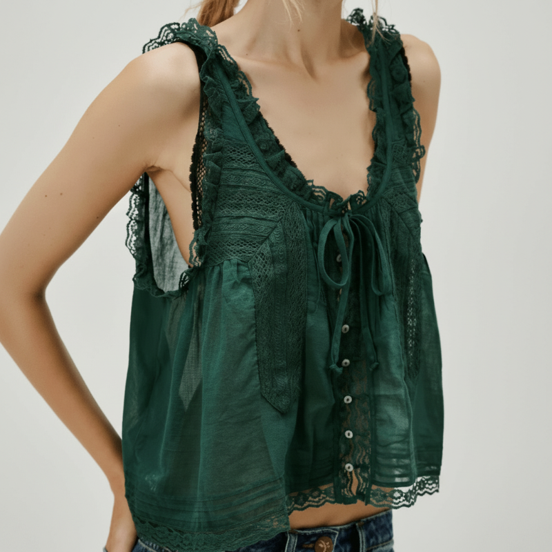 Boho Lace Tank Top - Seldom Seen Styles