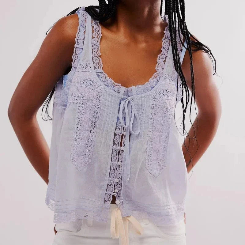 Boho Lace Tank Top - Seldom Seen Styles
