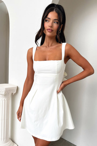 Bransley Dress - White - Seldom Seen Styles