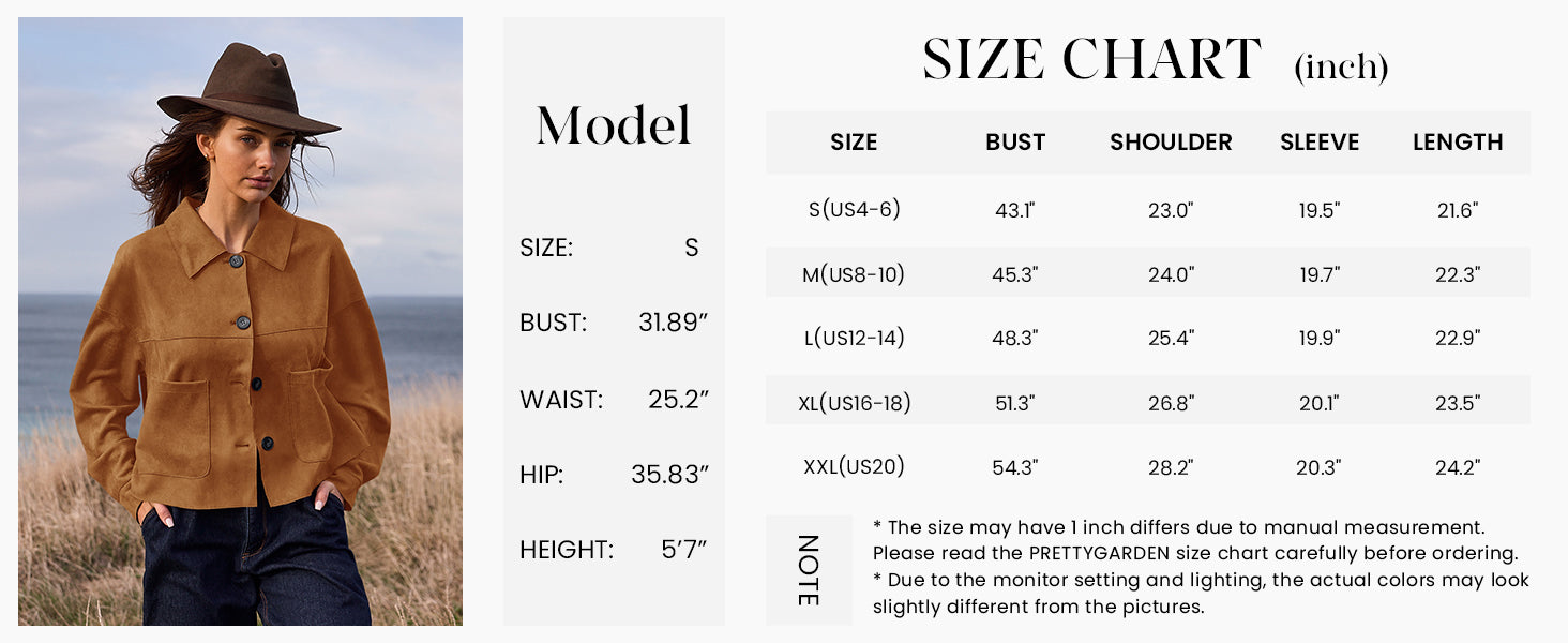 Women's Faux Suede Cropped Jacket Casual Lightweight Fall Fashion 2025 Winter Coats Outerwear Trendy Clothes - Seldom Seen Styles