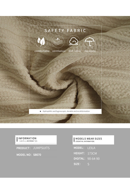 Women's Summer Fashion Casual Short Jumpsuit Square Neck Short Puff Sleeve Loose Romper Ruffle Pleated Rompers