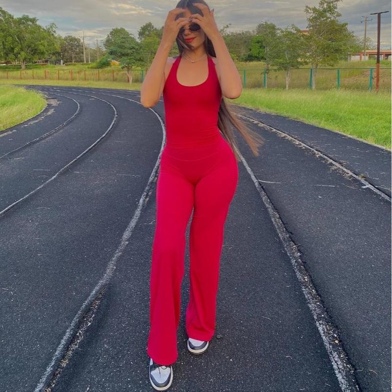 TRYTO SoftMotion Straight Leg Bottoms Fitness Sportswear Gymwear Casual Pants