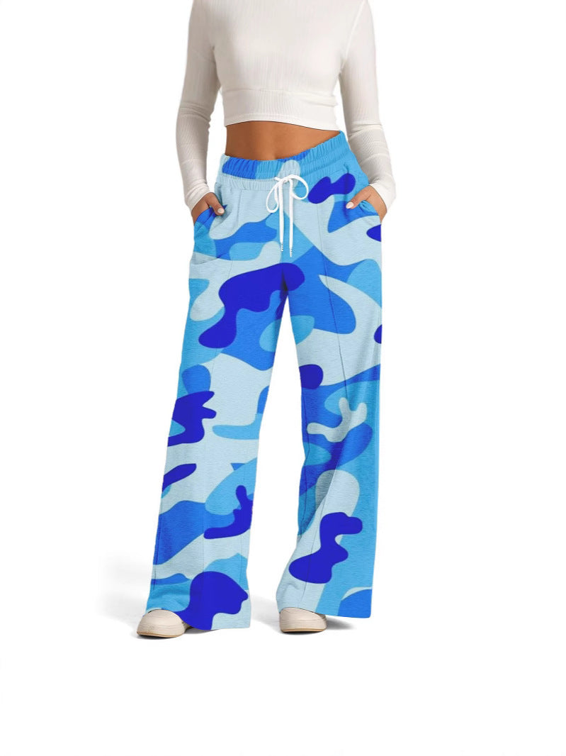 Women's Wide Leg Sweatpants Casual Loose Solid Color Pants Comfy Lounge Joggers Baggy Sweatpants Pockets - Seldom Seen Styles