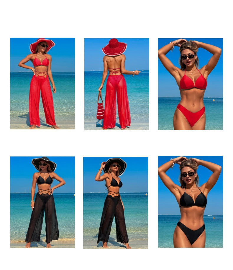 2025New Style Swimwear Adult Women's Swimsuit Hot Spring Three-Piece Set Swimwear swimwear Bikini Swimsuit