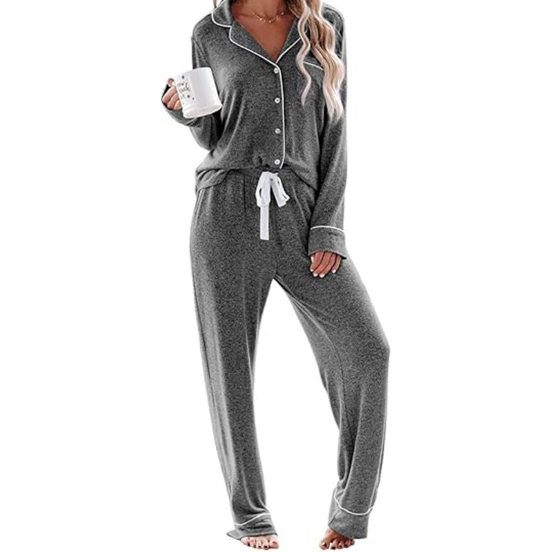Women's Pajama Sets Long Sleeve Button Down Sleepwear Nightwear Soft Pjs Lounge Sets