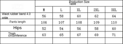 Women's Letter Leopard Print Straight Leg Pants Elastic Waist Y2K Trousers Bottoms with Pockets - Seldom Seen Styles