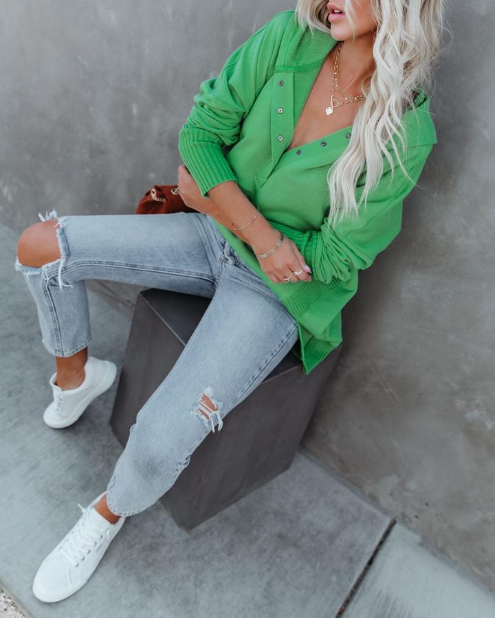 Women's Casual Oversized Sweatshirts Hoodies Button V Neck Long Sleeve Cotton Henley Pullover Hooded Tops 2025 Womenswear Winter Outfits Clothes