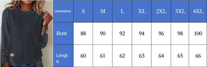 Coffee Plain Round Neck Sweater - Seldom Seen Styles