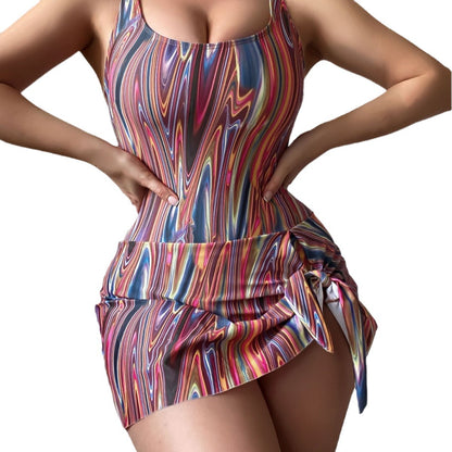 One Piece Swimdress Swimsuits for Women Tummy Control Swim Dresses Skirt Bathing Suit - Seldom Seen Styles