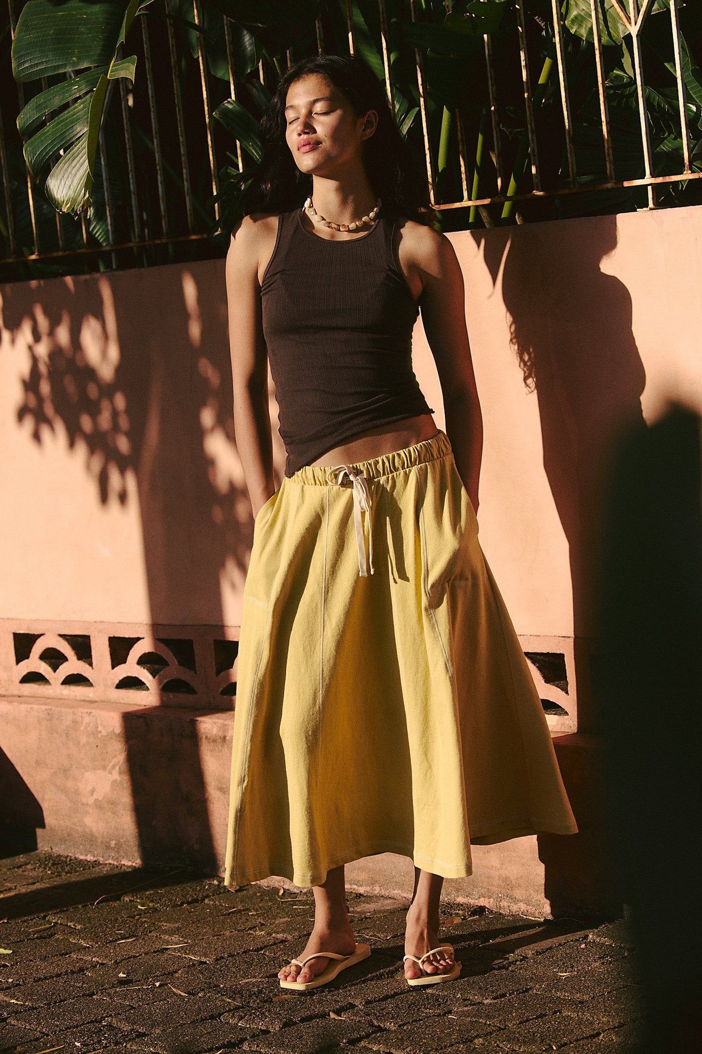 Womens Skirt Sets 2 Piece Outfits Casual Summer Sets Vacation Matching Lounge Set Midi Skirt and Top Set 2025 - Seldom Seen Styles