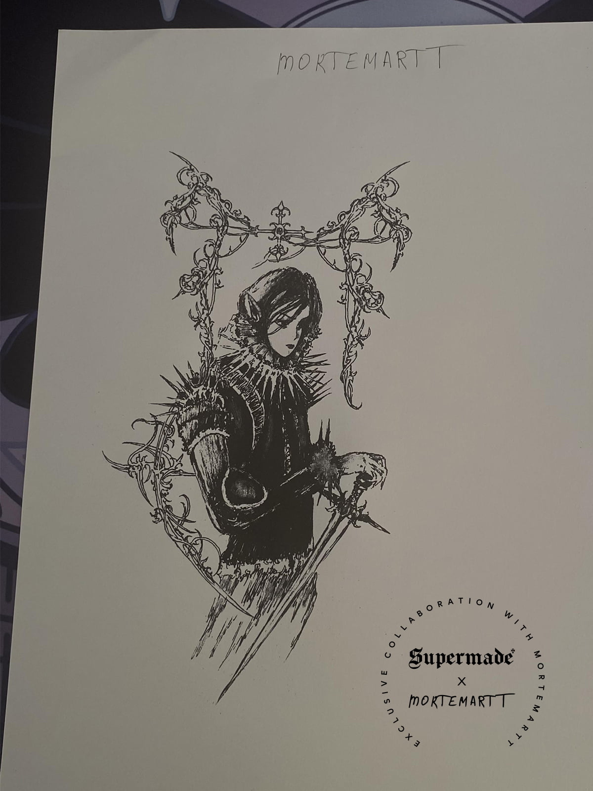 Supermade × Mortemartt Graphic Hooded Jacket- 2279 