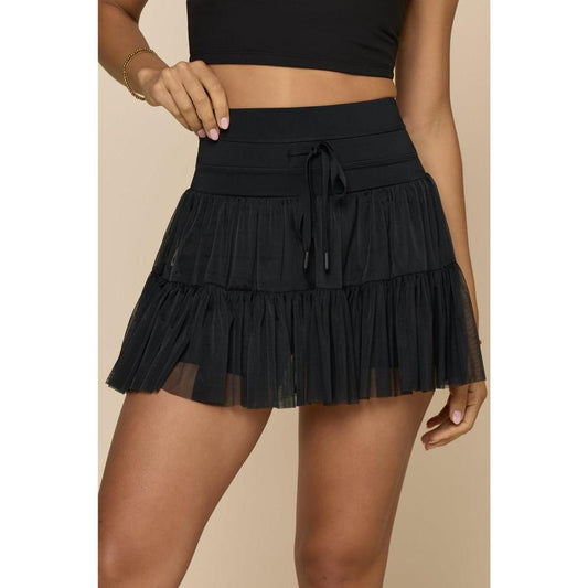 Pirouette Skort - Black - Seldom Seen Styles