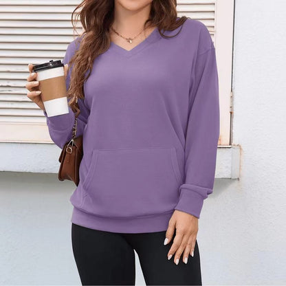 Sweatshirt for Women Long Sleeve Crewneck Sweatshirt Women Causal Loose Fit Pullover Tunic Top Fall Clothes Shirts - Seldom Seen Styles