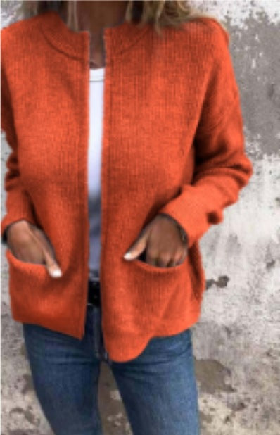 Womens Zip Up Cardigan Sweaters Crew Neck Trendy Jackets Long Sleeve Outfits Fall Fashion 2025 Winter Clothing - Seldom Seen Styles