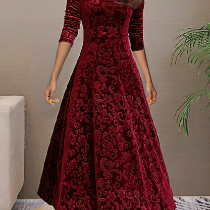 Denise | Holiday Velvet Elegance Dress