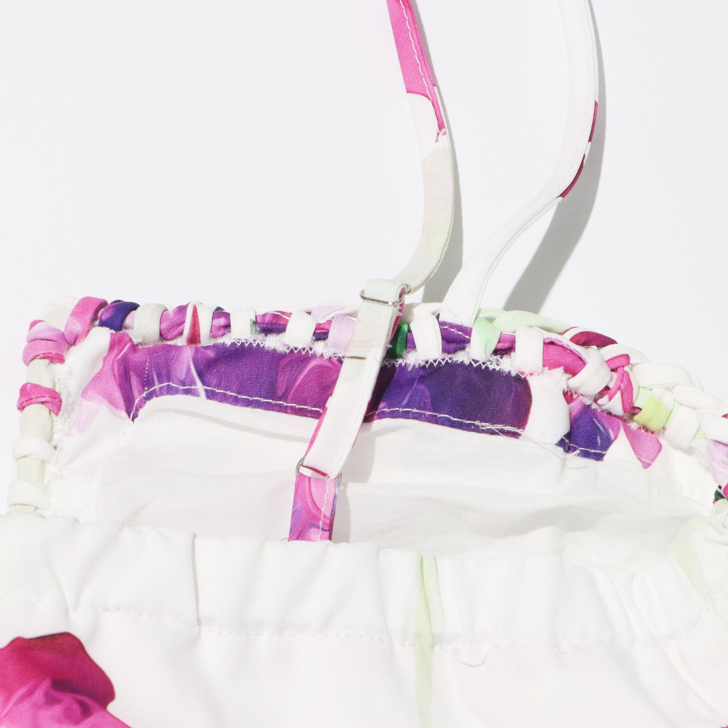 Rilia Halter Printed Mini Dress Ruffle Strap Dress