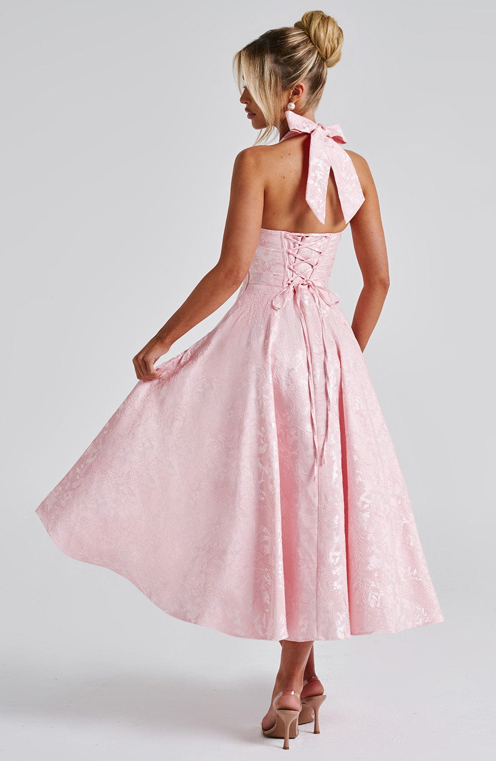 Effie Midi Dress - Blush - Seldom Seen Styles