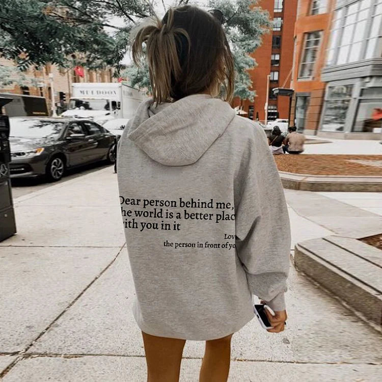 Dear Person Behind Me Sweatshirt - Seldom Seen Styles