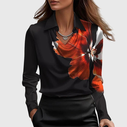 Women's Elegant Solid Satin Cowl Neck Blouse Long Sleeves Casual Business Dressy Shirts Office Work Ladies Top