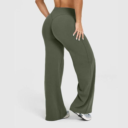 TRYTO SoftMotion Straight Leg Bottoms Fitness Sportswear Gymwear Casual Pants