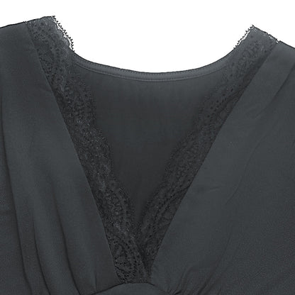 Women Deep V Neck Long Sleeve Slit 2025 Fall Elegant Formal Wedding Guest Cocktail Evening Date Prom Maxi Long Dress