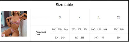 Lingerie for Women Sexy Floral Embroidered See Through Underwire Bra and Panty Set - Seldom Seen Styles