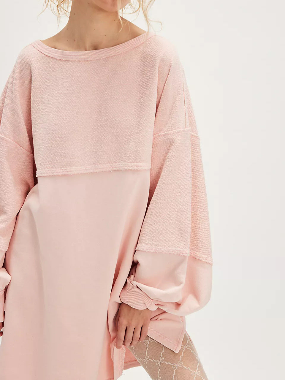 Women's Summer Loose T-Shirt Star Patch Long Sleeve Crew Neck Casual Tops Streetwear - Seldom Seen Styles