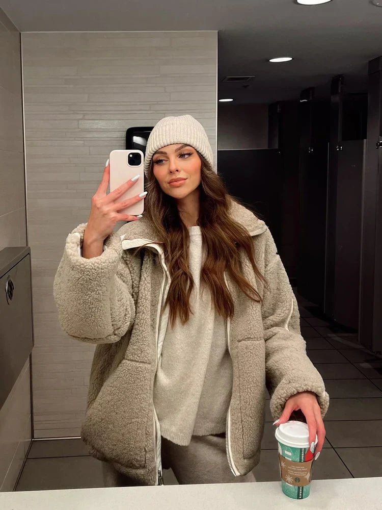 Kelly | Soft warm winter jacket - Seldom Seen Styles