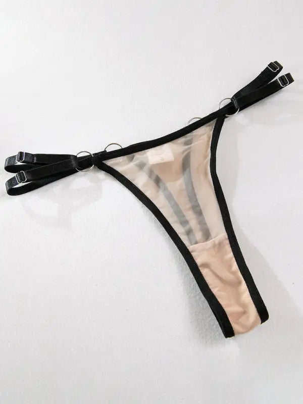 Hard To Keep - 3-Piece Velvet Lingerie Set - Seldom Seen Styles