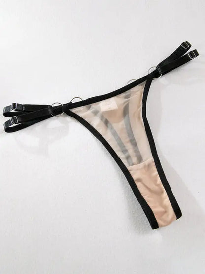 Hard To Keep - 3-Piece Velvet Lingerie Set - Seldom Seen Styles