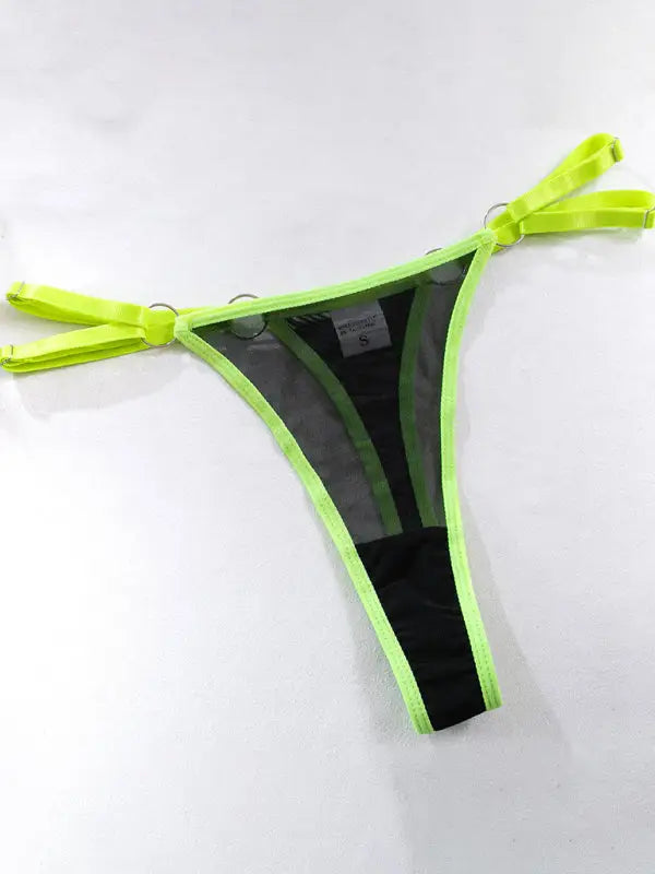 Hard To Keep - 3-Piece Velvet Lingerie Set - Seldom Seen Styles