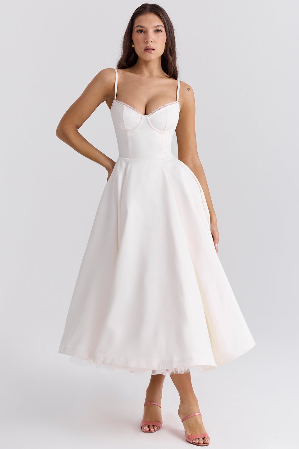 Cindy Tulle Midi Dress - Seldom Seen Styles