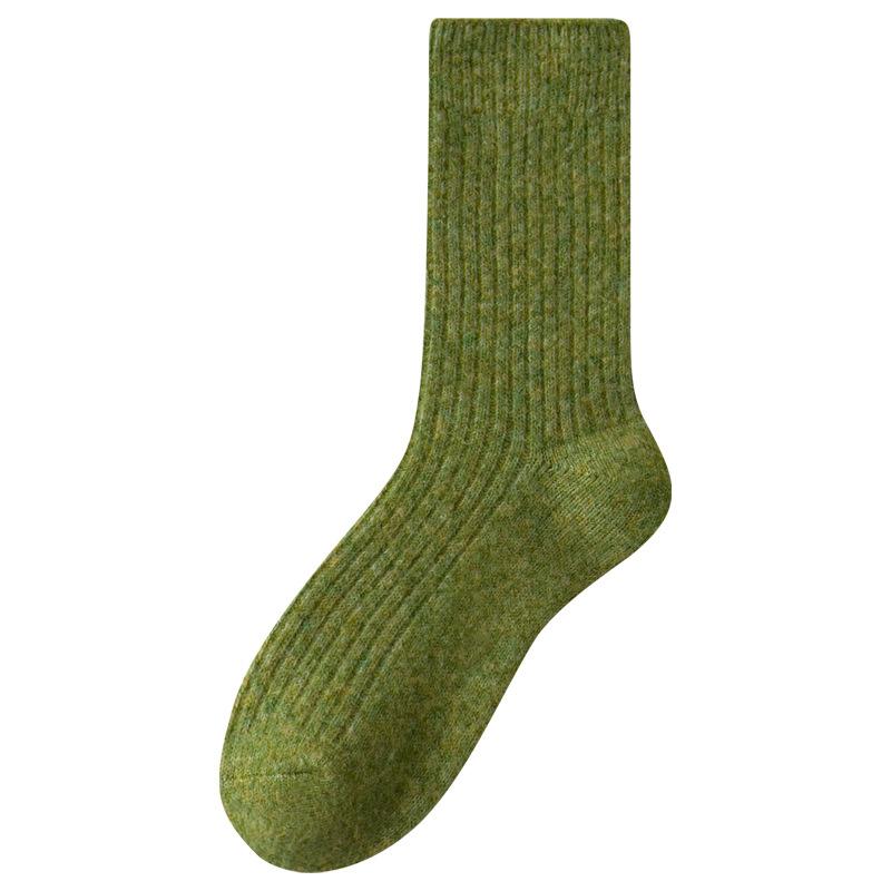 drawstring socks solid color warm mid-rise socks women - Seldom Seen Styles