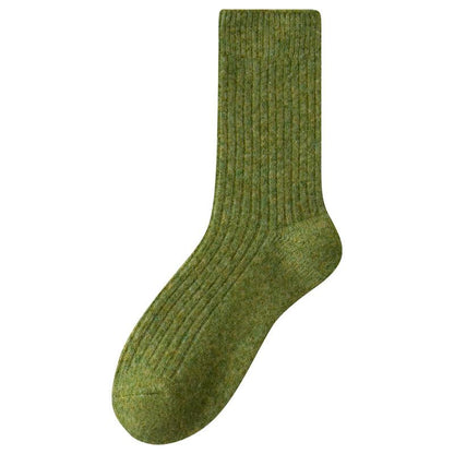 drawstring socks solid color warm mid-rise socks women - Seldom Seen Styles