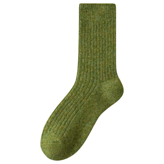 drawstring socks solid color warm mid-rise socks women - Seldom Seen Styles