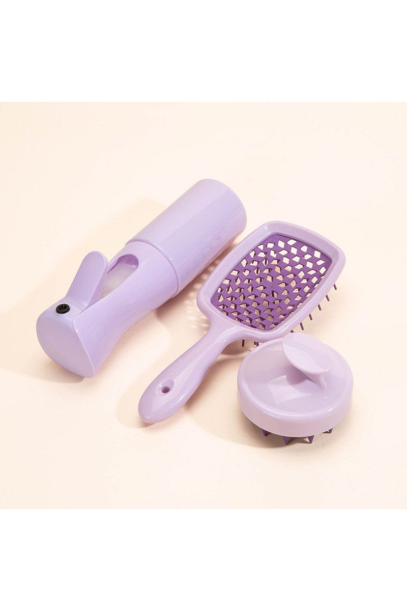 Women's Home Use Straight Hair Curly Hollow Comb Set - Seldom Seen Styles
