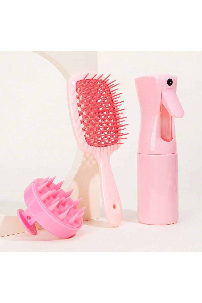 Women's Home Use Straight Hair Curly Hollow Comb Set - Seldom Seen Styles