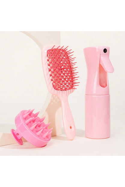 Women's Home Use Straight Hair Curly Hollow Comb Set - Seldom Seen Styles