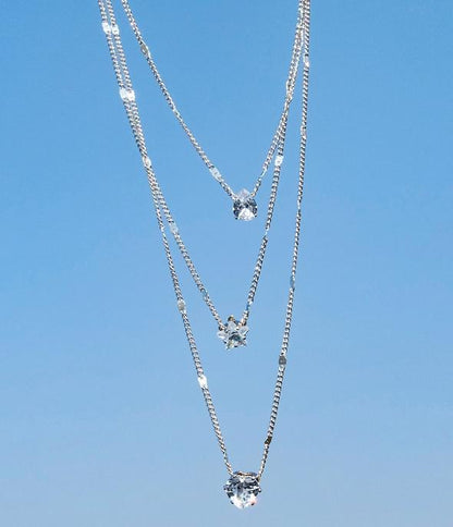 Multi-layered Five-pointed Star Heart Drop Vintage Necklace - Seldom Seen Styles