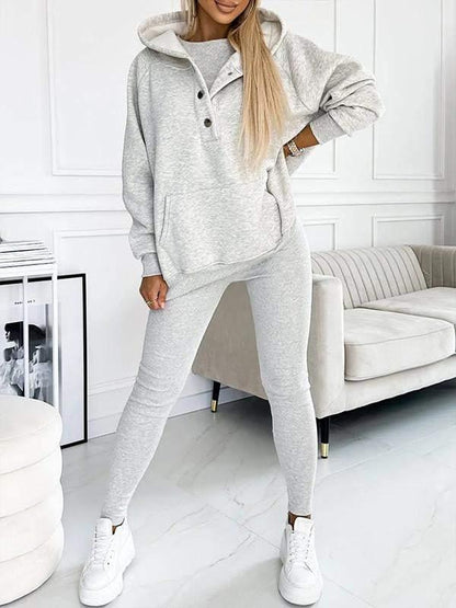 (S-5XL) Plus Size Casual and Comfortable Sweatshirt Two-piece Suit - Seldom Seen Styles
