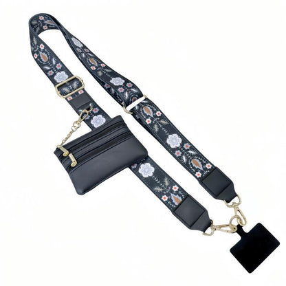 ?Phone Strap with Zippered Pouch - Seldom Seen Styles