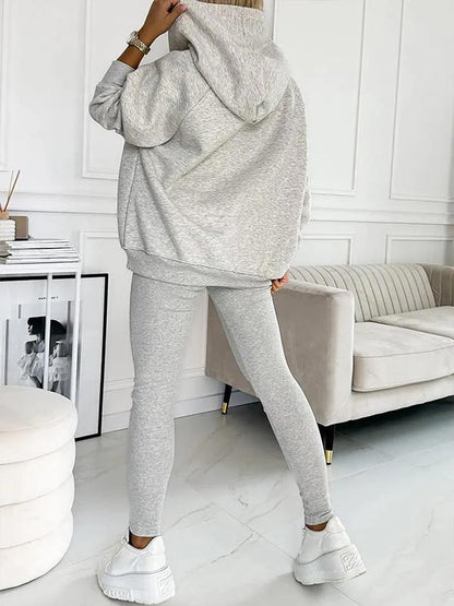 (S-5XL) Plus Size Casual and Comfortable Sweatshirt Two-piece Suit - Seldom Seen Styles