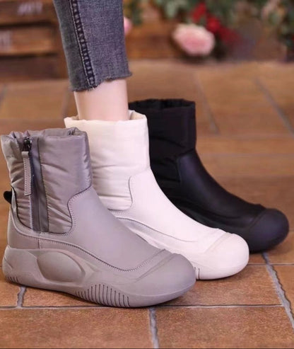 Women's winter velvet thickened non-slip warm Martin boots - Seldom Seen Styles